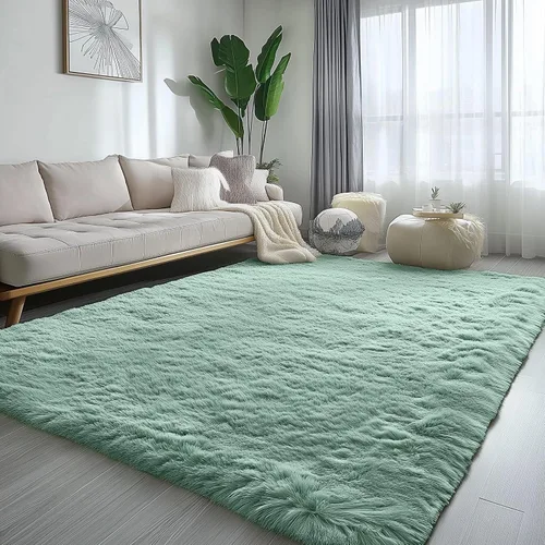 Vista 36 de Alfombras grises pequeñas para dormitorio, 2 x 4 pies, alfombras de pasillo lavables de felpa para pasillo 2- Gris