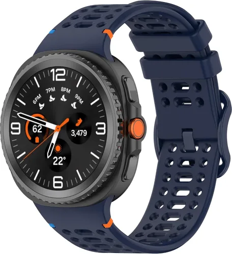 Vista 6 de Paquete de 3 correas compatibles con Samsung Galaxy Watch 8 Classic de 1.811 pulgadas, Watch 8 de 1.575 pulgadas/1.732 pulgadas, correa deportiva