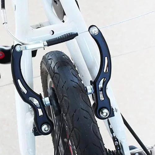 Vista 4 de Lomodo 6 accesorios de freno de bicicleta que incluyen 2 palancas de freno de aleación de aluminio (0.9 in de diámetro) y 2 pares de frenos en V y 2