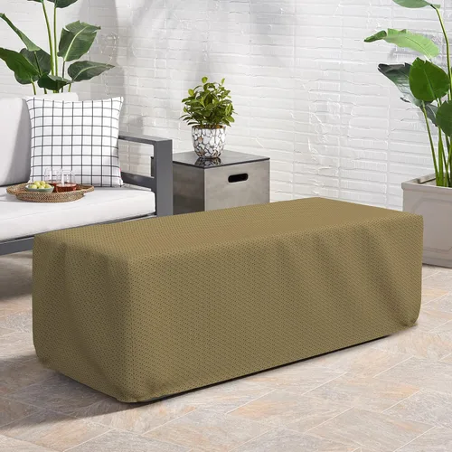 Vista 6 de Covers & all Funda rectangular para hoguera con elástico, 160 GSM Duro Pro tela transpirable no tejida, impermeable, resistente a los rayos UV y a