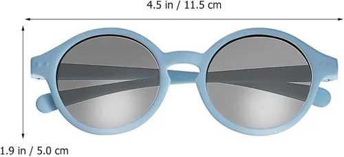 Vista 7 de KESYOO Gafas de sol para bebé, 3 unidades, gafas de sol con correa de 2 a 4 años, Como se muestra