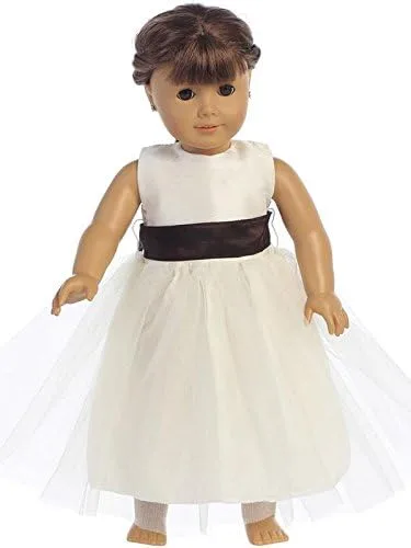 Vista 2 de Lito - Vestido de niña de flores de poliéster y falda de tul para niña