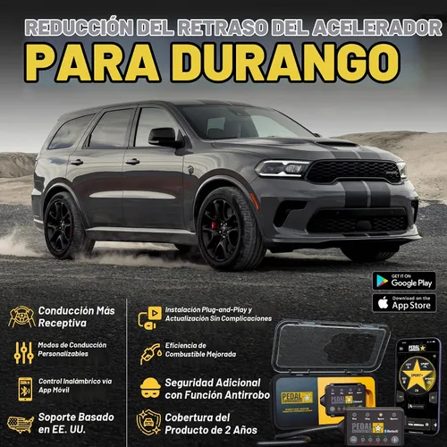 Vista 2 de PEDAL COMMANDER Controlador de respuesta del acelerador Dodge Durango 2006-2026 - 36 modos de conducción, Plug & Play, mejoras de rendimiento