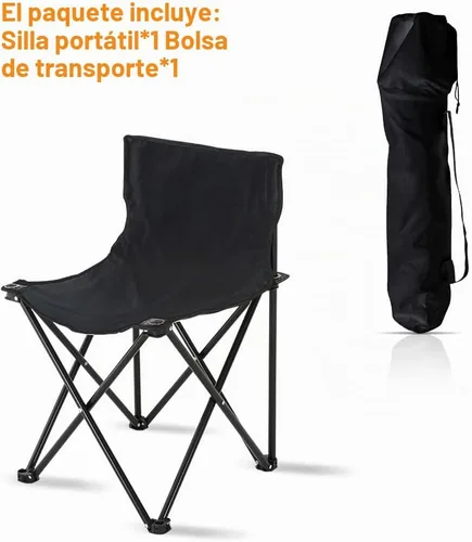 Vista 4 de Smartmak Silla de sauna plegable rápida, reforzada, adecuada para sauna, playa y picnic, color negro