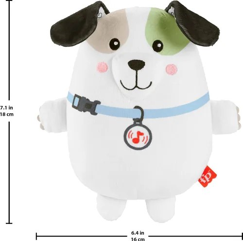 Vista 6 de Fisher-Price Juguete para Bebé Vibraciones Calmantes Cachorro Tranquilizador Peluche Máquina de Sonido Portátil con Vibraciones para Recién Nacidos