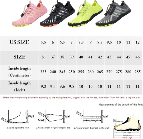 Vista 2 de Giwonygki Zapatos de agua para hombre y mujer natación playa deportes secado rápido yoga pesca buceo surf para interiores y exteriores