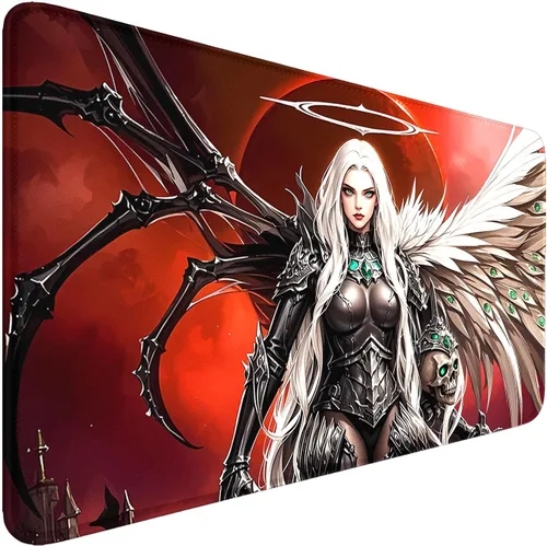 Vista 39 de MTG - Tapete de juego con bordes cosidos, parte inferior de goma antideslizante, tapete de juego TCG para gatos, superficie de goma lisa, tapete