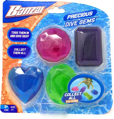 Vista 7 de BANZAI Juego de buceo de 3 piezas Splash 'N Go Mermaid Water/Pool Toy
