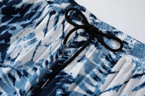 Vista 7 de Atwfo Camisas hawaianas casuales con botones y manga corta para hombre, pantalones cortos estampados de verano, playa, tropicales, hawaianos, trajes