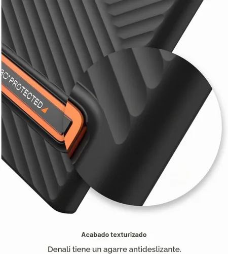Vista 5 de GEAR4 ZAGG Denali Snap - Funda texturizada compatible con iPhone 14 Pro, protección contra caídas D30 para hasta 16 pies, placa trasera reforzada