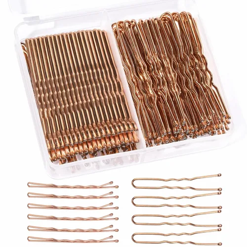 Vista 9 de Teenitor 100 alfileres negros Bobby, alfileres de pelo negros, horquillas para el cabello para mujeres y niñas de 2 pulgadas