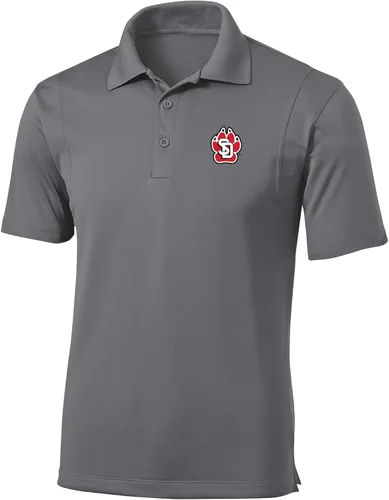 Vista 55 de Polo atlético de micro piqué NCAA para hombre Prime con cuello propio