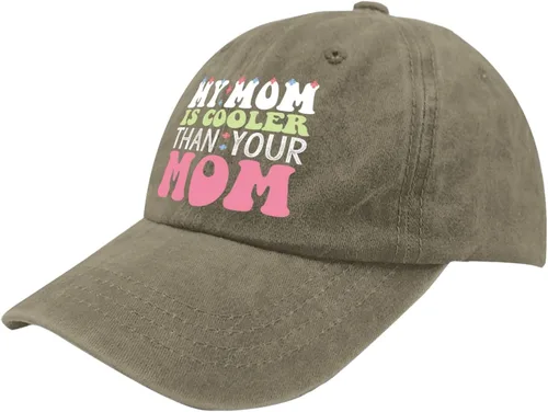 Vista 2 de devor Hat My mom is Cooler Than Your Mom Dad Hats, gorra de béisbol gráfica para hombre