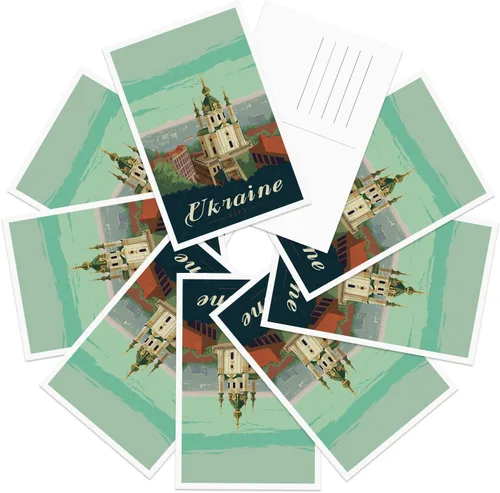 Vista 8 de gaeaverse Amsterdam Países Bajos Postales de paisaje vintage 9 piezas/juego de tarjetas de felicitación de ciudades del mundo para negocios, viajes