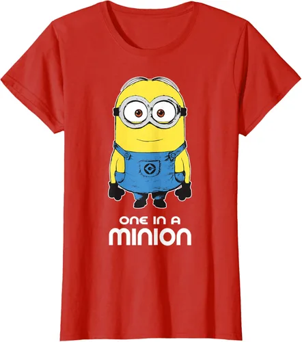 Vista 81 de Despicable Me Camiseta estampada Minions Bob One in A Minion Negro