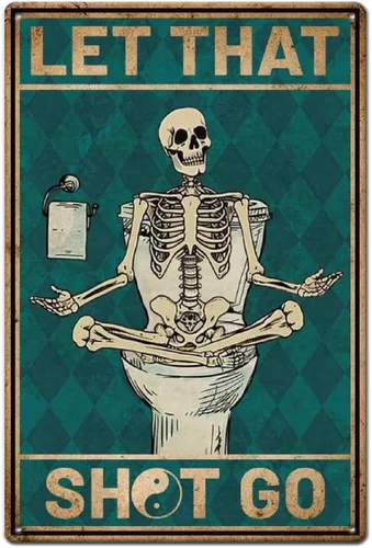 Vista 9 de SUPERDANT Letreros de metal con texto en inglés "Cold Drinks Here", póster de metal con texto en inglés "Drink Shop", divertido cartel de comida