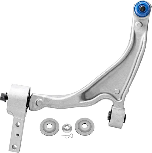 Vista 358 de Detroit Axle - Brazo de control delantero derecho para 08-23 Challenger 05-08 Magnum Chrysler 300 2005-2023, brazo de control delantero inferior