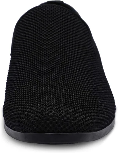 Vista 4 de UUBARIS Mocasines de vestir para hombre de esmoquin, zapatos sin cordones