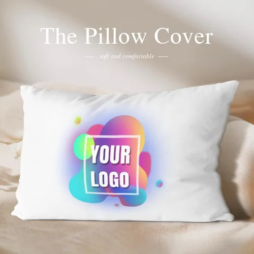 Vista 5 de Personalized Custom Photo Pillow Cover 12x20 Rectangular Cushion Case Customize with Your Photo, Text and Logo; Soft Durable Fabric, Personalized