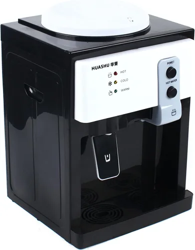 Vista 8 de Dispensador de agua de encimera de carga superior para botella de 1 a 5 galones, máquina de beber eléctrica con dispensador de agua caliente y fría