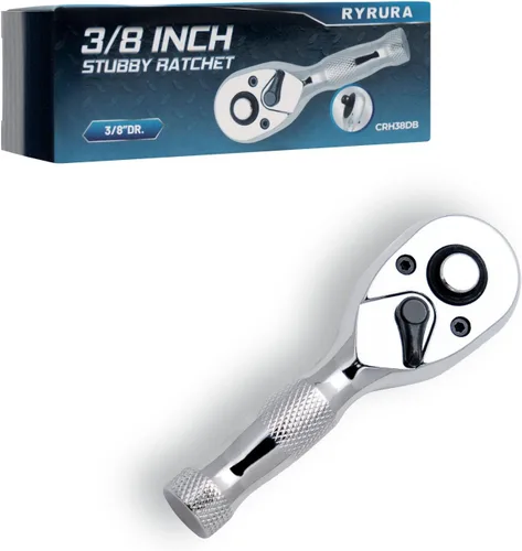 Vista 10 de Llave de trinquete de accionamiento de 1/4 pulgada, llave de dados estándar, liberación rápida de 72 dientes, función de trinquetaje reversible