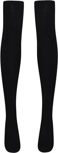 Vista 6 de Disfraces de Halloween para mujer 2026 - Vestido negro de manga larga con cuello blanco
