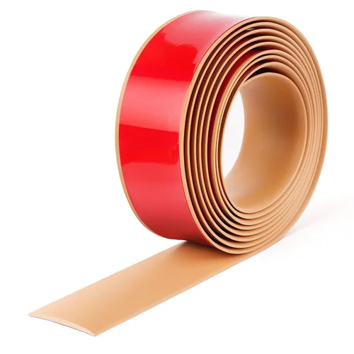 Vista 24 de Bnell Tira de Transición de Piso Autoadhesiva de Vinilo Laminado Tira Cubierta de Piso de 3" Tira Divisora Plana de Piso para Unir Espacios de Piso