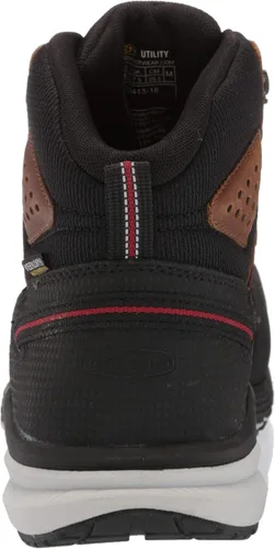 Vista 3 de KEEN Utility Botas de trabajo de almacén Red Hook impermeables para hombre de media altura con punta compuesta
