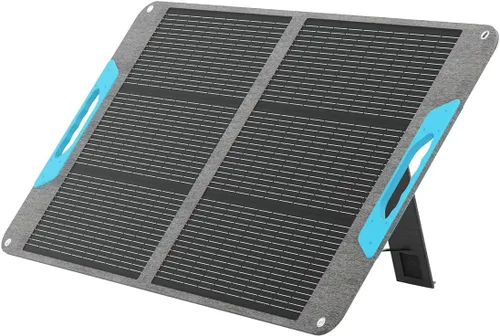 Vista 10 de Renogy Panel solar portátil de 200W, panel solar plegable con protección IP65 a prueba de agua, respaldo de energía solar, cargador solar