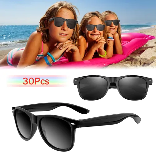 Vista 4 de FEPITO Gafas de sol de fiesta para niños a granel para suministros de fiesta de cumpleaños