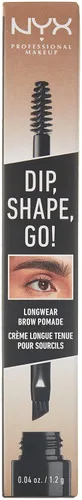 Vista 2 de NYX PROFESSIONAL MAKEUP Dip, Shape, Go! Kit de cejas de larga duración - Rubio