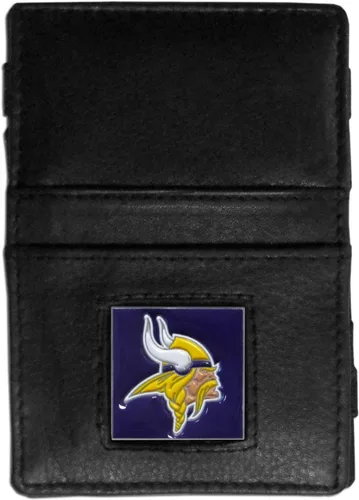 Vista 5 de Siskiyou Billetera de cuero de la NFL con escalera de Jacob