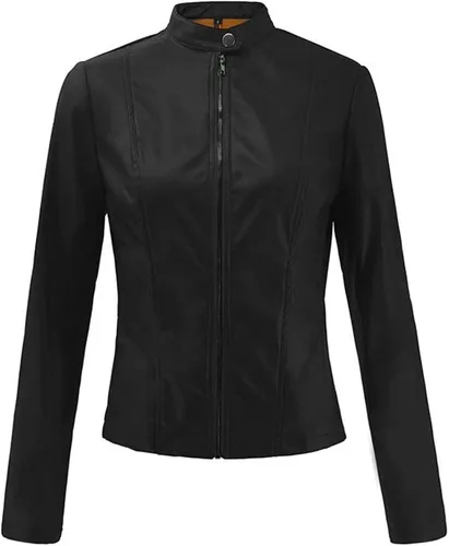 Vista 2 de Blazer largo para mujer, manga larga, frente abierto, chaqueta corta, chaqueta de traje, chaqueta superior, blazers para el trabajo casual