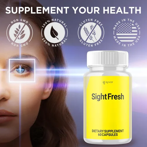 Vista 6 de Sight Fresh - Cápsulas Sight Fresh Advanced Vision Support Puills - Cápsula natural SightFresh que apoya la salud y el bienestar de los ojos