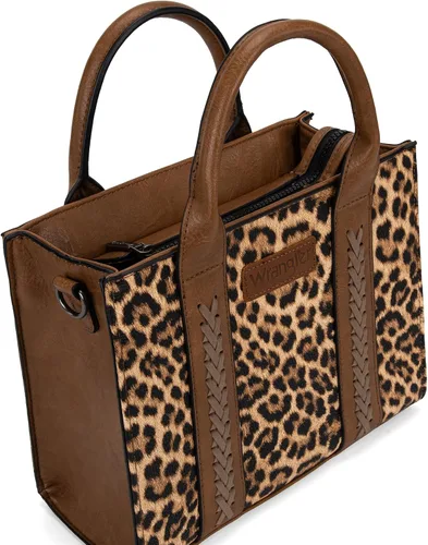 Vista 4 de Wrangler - Juego de 2 bolsas de mano con asa superior de cuerda trenzada y bolsa clásica