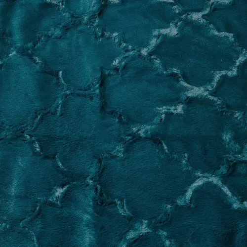 Vista 5 de BOON Brushed cobija de piel sintética con refuerzo de sherpa, 50 x 60 pulgadas y 60 x 80 pulgadas, Poliéster & Mezcla de poliéster, Dark Teal, 50" x
