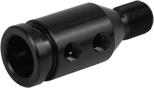 Vista 5 de X AUTOHAUX M12 X 1.25 Adaptador de pomo de cambio de marcha universal para coche, negro, para palanca de cambios sin rosca Black, Universal, Car