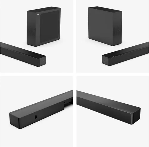 Vista 11 de Hisense HS2100 - Barra de sonido de 2.1 canales con subwoofer inalámbrico, Dolby Audio, DTS Virtual:X, HDMI ARC, Bluetooth 5.3, control remoto, 6