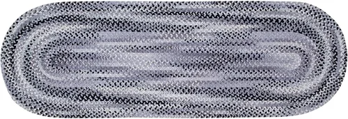 Vista 62 de Better Trends Alfombra trenzada degradada, ovalada, reversible y duradera, 100% algodón suave, ideal para cocina, sala de estar, dormitorio, tapete