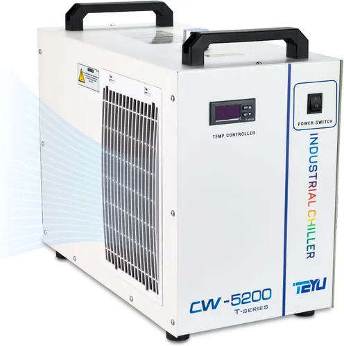 Vista 10 de Cloudray Enfriador de agua CW-3000 para grabador láser de CO2 y corte, enfriador láser, enfriador de agua industrial, con capacidad de tanque