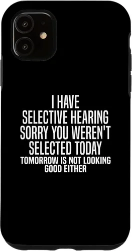 Vista 8 de iPhone 16 Funny Sarcastic Humor Quote Joke Saying Gifts for Men Women Case