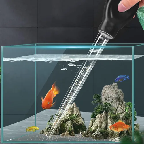 Vista 7 de WEAVERBIRD Cambiador de agua manual para pecera, gotero para acuario, 1.0 fl oz (1.0 fl oz), gotero de pipeta limpio para acuario, removedor de Negro