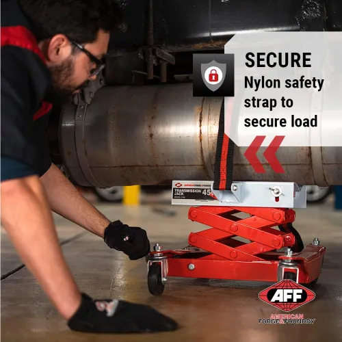 Vista 5 de AFF Gato de transmisión manual – Utiliza un trinquete de transmisión de 1/2 pulgada para operar – para transmisiones y tanques de gas en vehículos