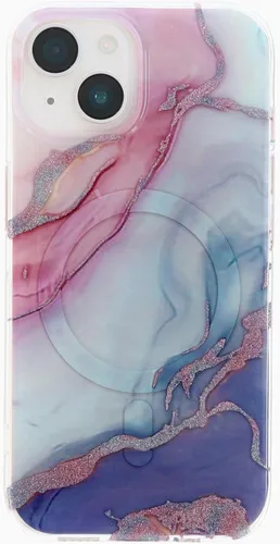 Vista 54 de Funda degradada para iPhone 14 Pro - Diseño multicolor degradado naranja y amarillo, resistente a los impactos y con imanes