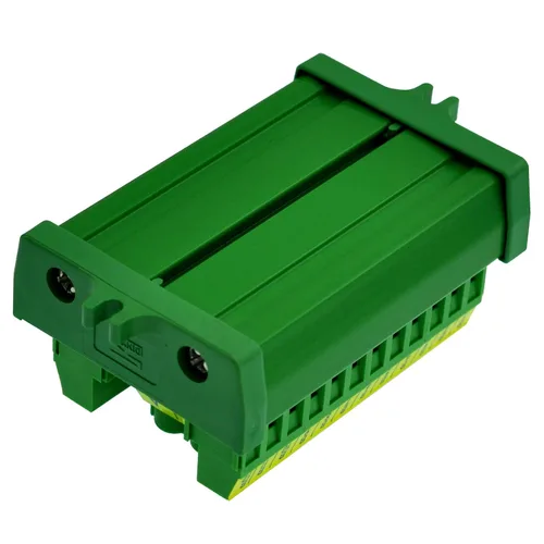 Vista 8 de OONO Montaje a tornillo 30A/300V 2x12 Posición Bloque de terminales Módulo de distribución.