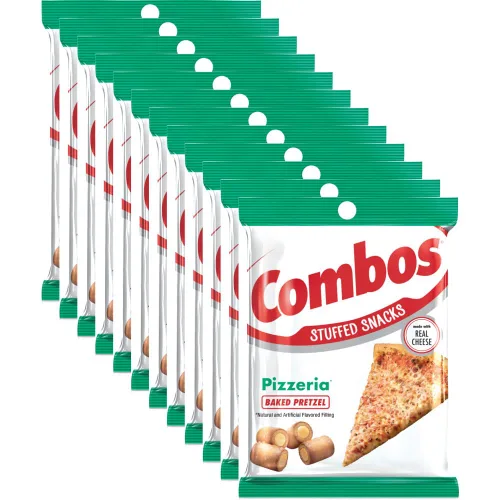 Vista 9 de COMBOS Paquetes de bocadillos horneados con pretzel de queso cheddar, bocadillos de galletas de queso, bolsa de 6.3 onzas, caja a granel