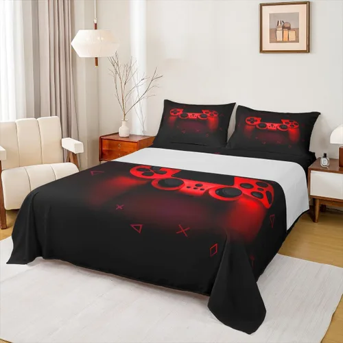 Vista 47 de Juego de sábanas de 3 piezas con diseño abstracto de estrellas y sol para niños, diseño de luna y sol, para niños y adultos, diseño de árbol