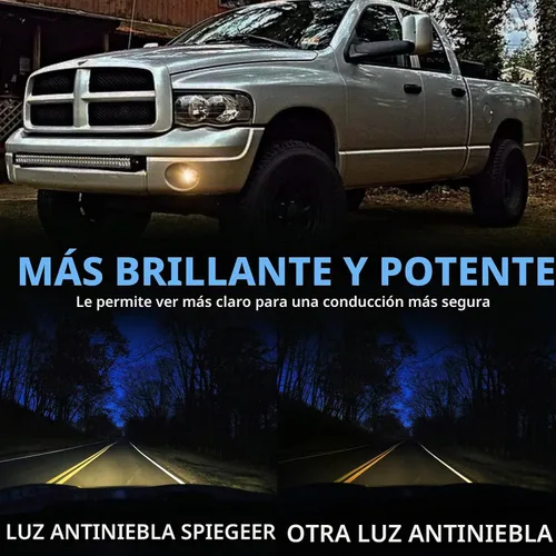 Vista 8 de Kit de reemplazo de luces antiniebla para 2002 2003 2004 2005 2006 2007 2008 Dodge Ram 1500/2500/3500 con bisel negro, cableado y interruptor 9006