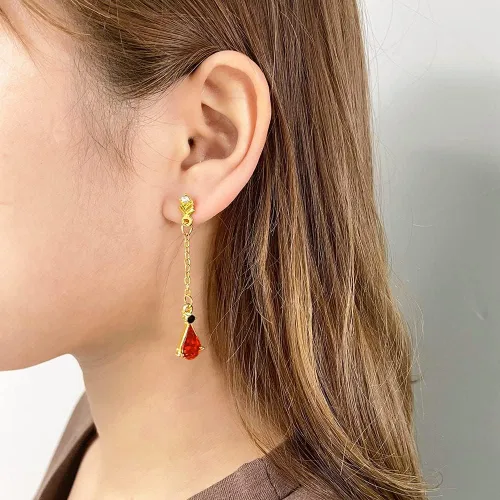 Vista 3 de Genshin Impact Dangle Earrings For Women Girl - Anime Figure Element Eye Of God Anemo Vision Earrings Venti Cosplay Jewelry For Christmas Halloween