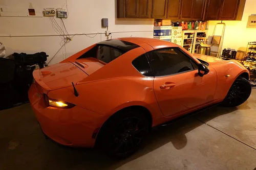 Vista 9 de iJDMTOY Kit de Luces LED Marcadoras Laterales Frontales Secuenciales Dinámicas de Parpadeo/Flujo Ámbar con Lente Ahumada Compatible con Mazda MX-5